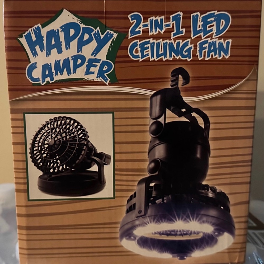 2-in-1 LED FAN —> New In Box!